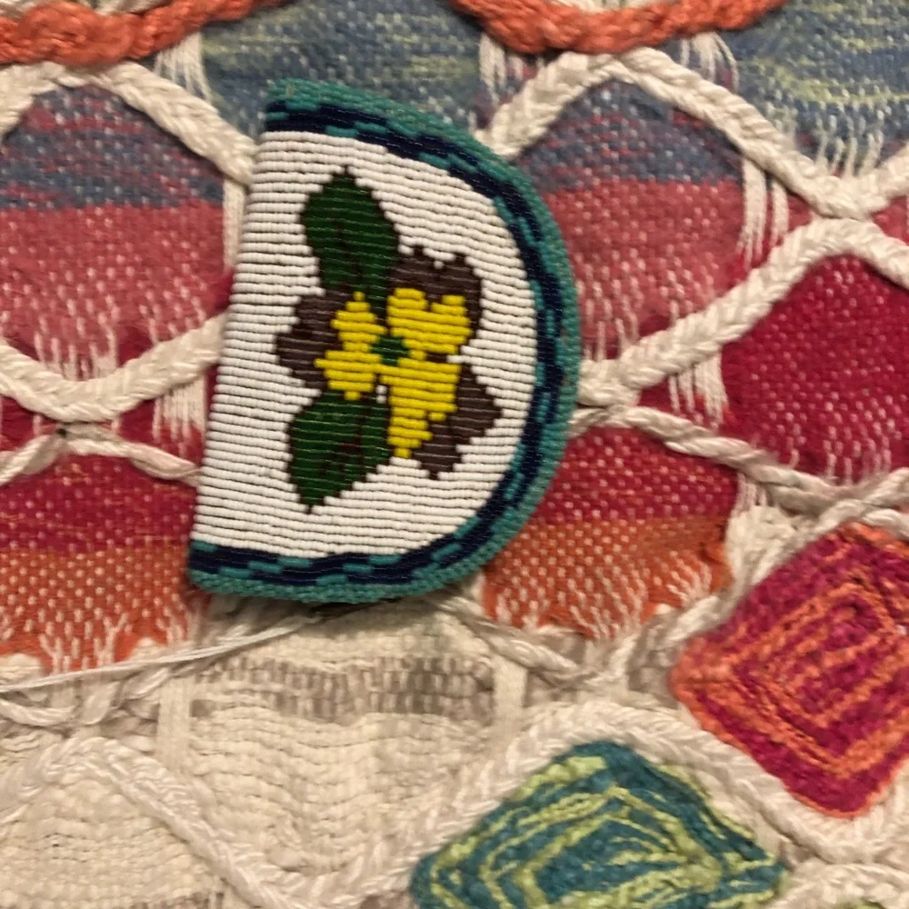Vintage Hand Beaded Coin Purse - Picture 2 of 3